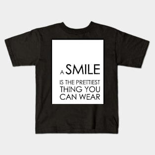 Quote print, Smile quote, Scandinavian print, Scandinavian, Trendy print, Styled, Scandinavian art, Modern art, Wall art, Print, Minimalistic, Modern Kids T-Shirt